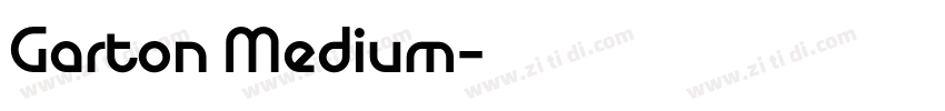 Garton Medium字体转换